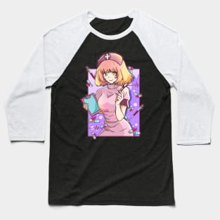 Anime Nurse Nurses Nursing Essential Worker Front Line Baseball T-Shirt